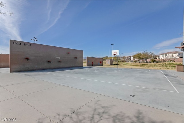 8547 Benidorm Ave, Las Vegas, NV 89178 - view of patio / terrace with community basketball court