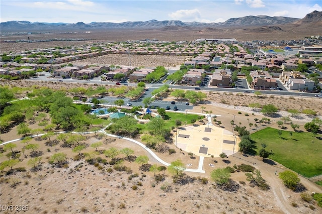 8547 Benidorm Ave, Las Vegas, NV 89178 - aerial view of property's location with mountains and nearby suburban area