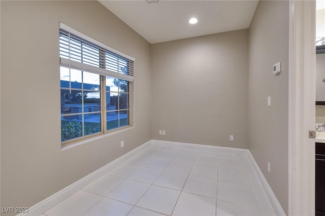 2900 Valvent Ct, Henderson, NV 89044 - unfurnished room featuring light tile patterned floors, baseboards, and recessed lighting