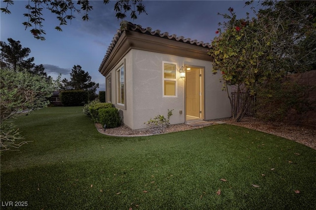 2900 Valvent Ct, Henderson, NV 89044 - back of house with stucco siding and a tile roof