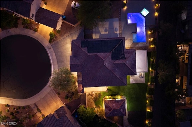 2900 Valvent Ct, Henderson, NV 89044 - view of aerial view at twilight