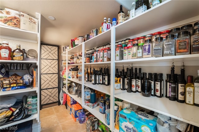 view of pantry