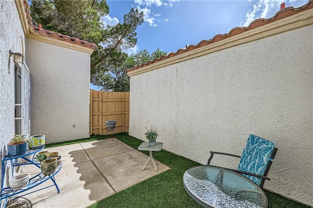 5401 Bugle Way Unit 103, Las Vegas, NV 89108 - view of patio featuring fence