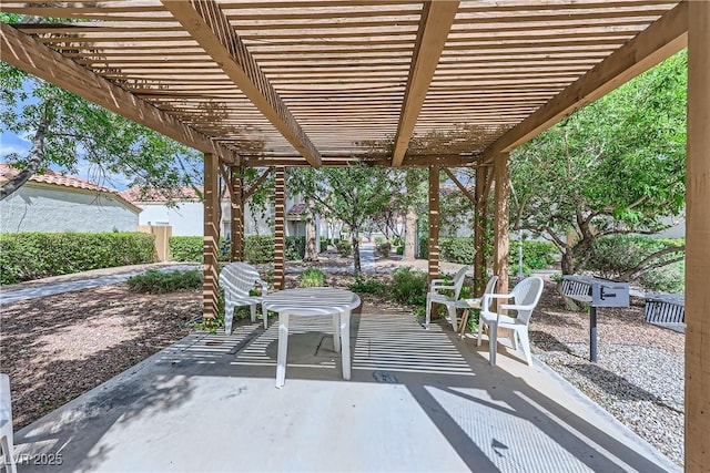 5401 Bugle Way Unit 103, Las Vegas, NV 89108 - view of patio / terrace with a pergola