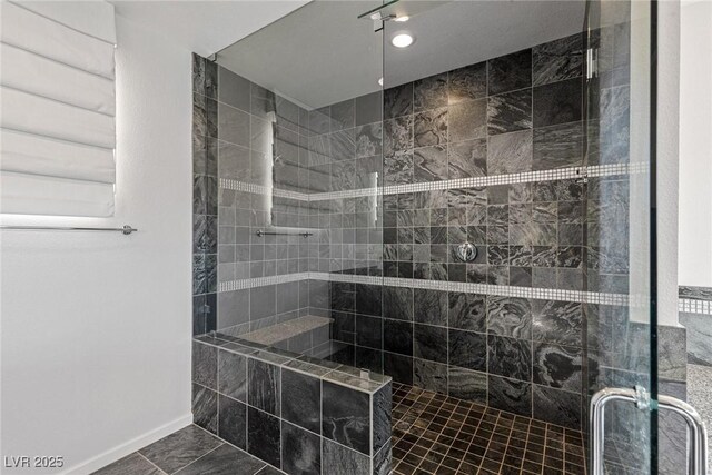 2672 Mystere Ct, Las Vegas, NV 89117 - full bath with a stall shower and baseboards