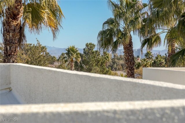 2672 Mystere Ct, Las Vegas, NV 89117 - balcony with a mountain view