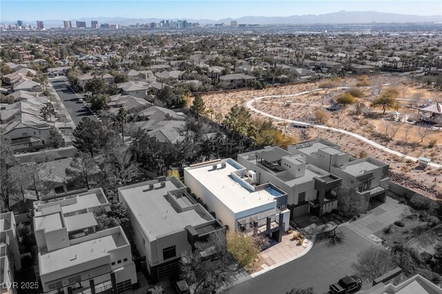 2672 Mystere Ct, Las Vegas, NV 89117 - bird's eye view of a mountain backdrop
