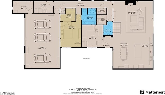 2672 Mystere Ct, Las Vegas, NV 89117 - view of floor plan / room layout