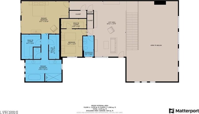 2672 Mystere Ct, Las Vegas, NV 89117 - view of floor plan / room layout