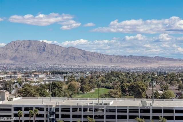view of mountain backdrop