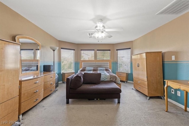8723 Melissa Meadows St, Las Vegas, NV 89131 - bedroom featuring light carpet and a ceiling fan