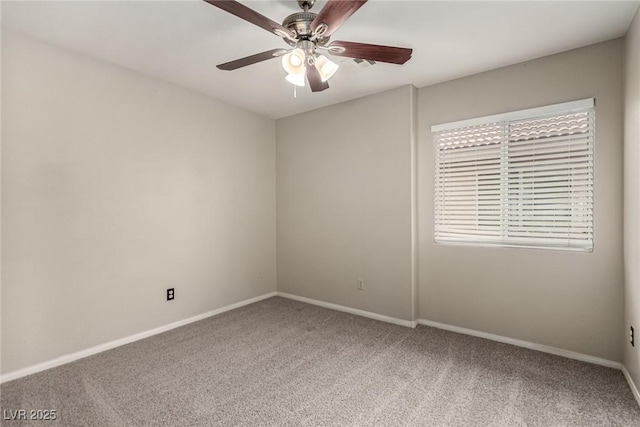 4705 Delicate Arch Ct, North Las Vegas, NV 89031 - carpeted spare room featuring a ceiling fan and baseboards