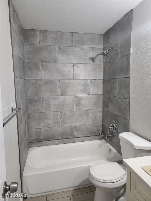 4300 N Lamont St Unit 249, Las Vegas, NV 89115 - full bathroom featuring vanity, toilet, tub / shower combination, and tile patterned flooring
