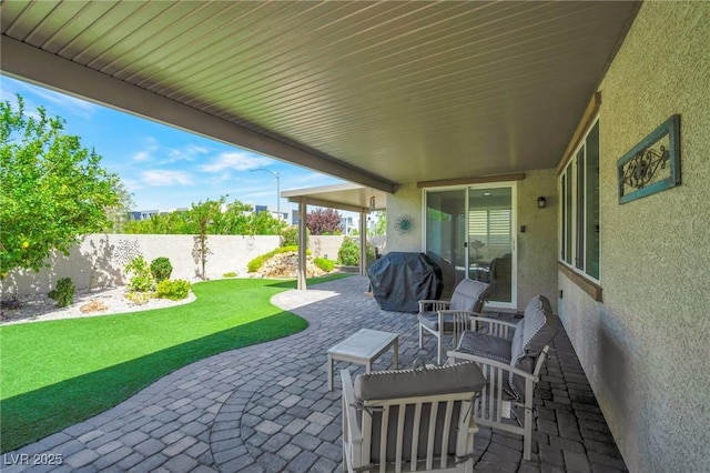 205 Piedmont Alps St, Henderson, NV 89012 - view of patio with area for grilling