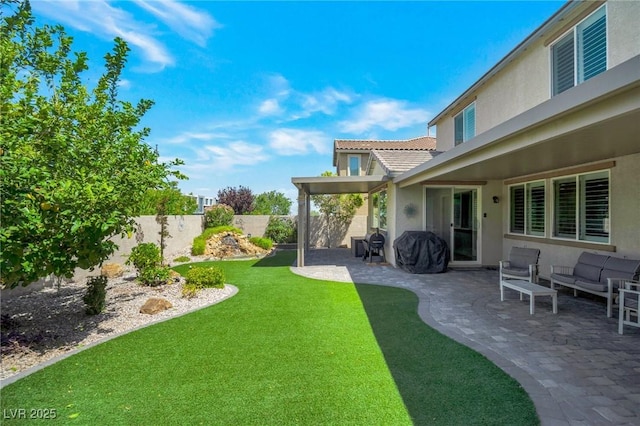 205 Piedmont Alps St, Henderson, NV 89012 - view of yard featuring a patio