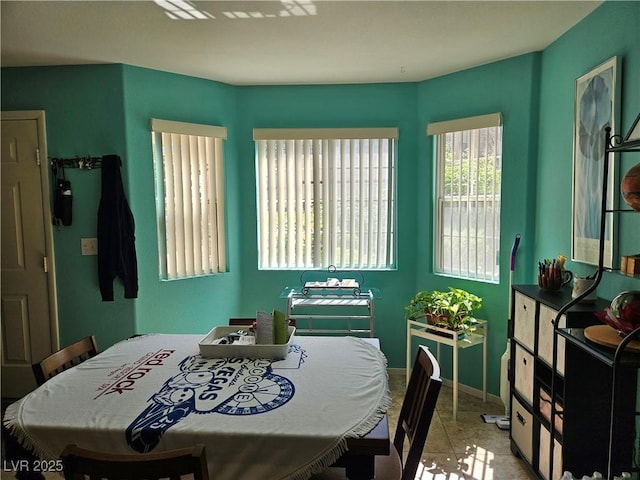 view of dining area
