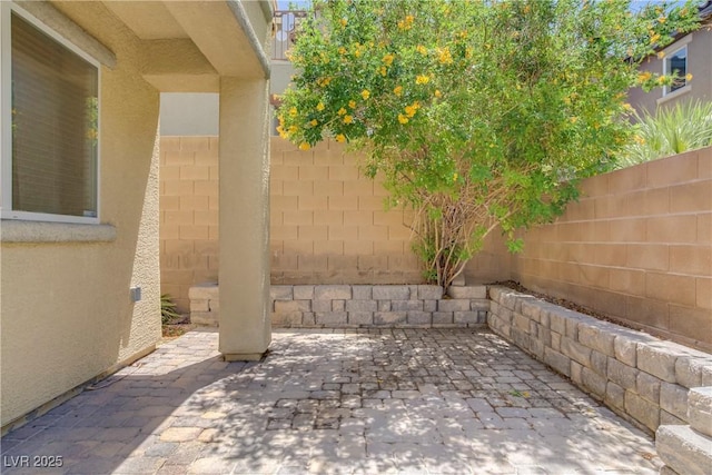 11247 Villa Trentino Ct, Las Vegas, NV 89141 - view of patio with a fenced backyard