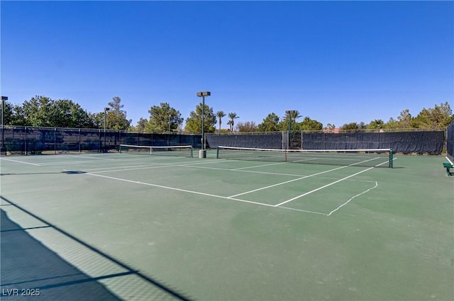 11247 Villa Trentino Ct, Las Vegas, NV 89141 - view of tennis court featuring fence and community basketball court
