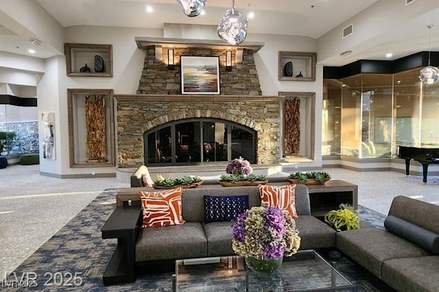 66 Sunset Bay St, Las Vegas, NV 89148 - common area featuring recessed lighting