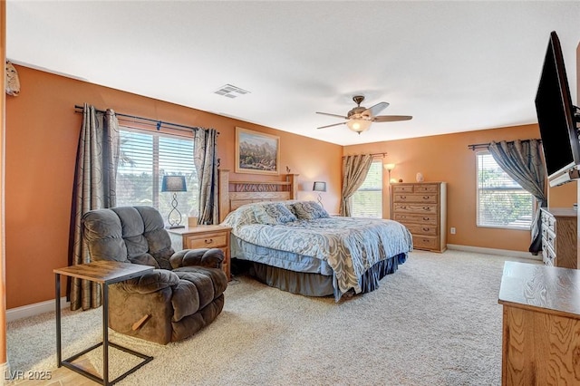 6409 Sea Swallow St, North Las Vegas, NV 89084 - carpeted bedroom featuring baseboards and a ceiling fan