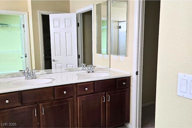 6339 Sharp Rock Ct, Las Vegas, NV 89139 - bathroom featuring double vanity