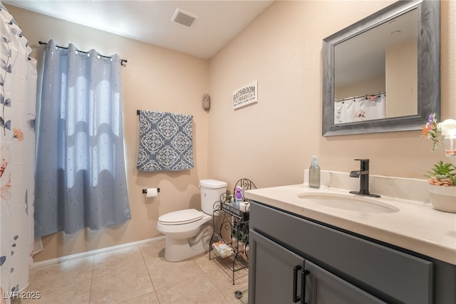 162 Sand Lake St, Henderson, NV 89074 - full bathroom with toilet, vanity, and tile patterned flooring