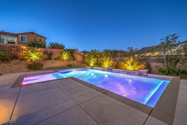 9760 Arch Canyon Ct, Las Vegas, NV 89149 - view of pool featuring a fenced backyard and a patio area