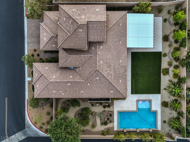 9760 Arch Canyon Ct, Las Vegas, NV 89149 - view from above of property