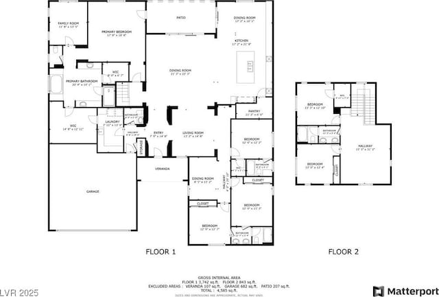9760 Arch Canyon Ct, Las Vegas, NV 89149 - home floor plan