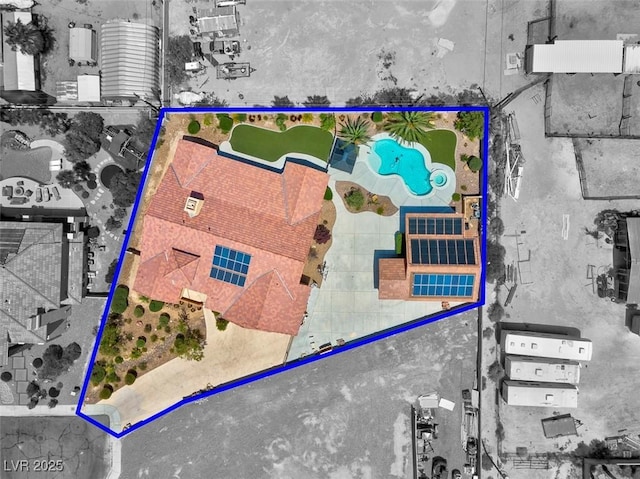 7668 Friendly Breeze Ct, Las Vegas, NV 89123 - map / location with property parcel outlined