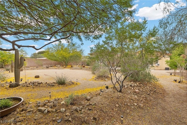 4185 W Arby Ave, Las Vegas, NV 89118 - view of yard featuring fence