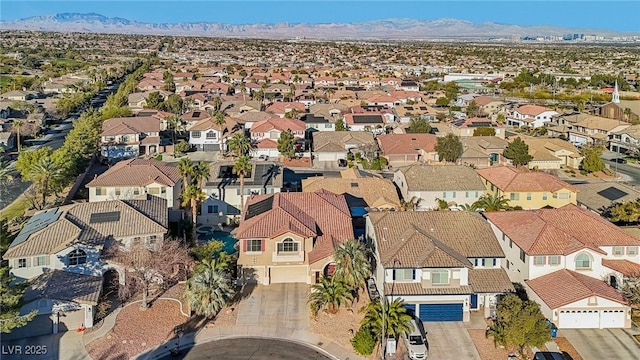 395 Suzanne Peak Ct, Henderson, NV 89012 - aerial perspective of suburban area with a mountainous background