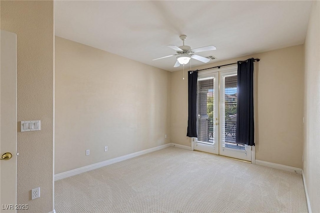 10761 Capesthorne Way, Las Vegas, NV 89135 - carpeted empty room with ceiling fan and baseboards