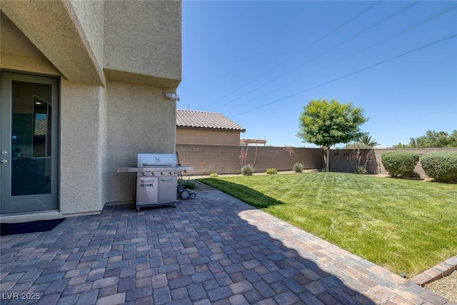 4050 Midnight Crest Ave, North Las Vegas, NV 89031 - view of patio / terrace featuring area for grilling