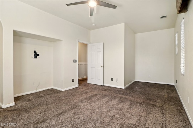 5380 Flowing Spring St, Las Vegas, NV 89122 - carpeted spare room featuring a ceiling fan and baseboards
