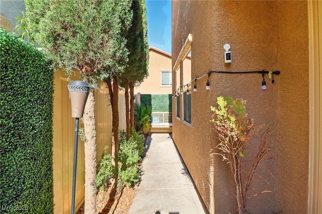 5380 Flowing Spring St, Las Vegas, NV 89122 - view of property exterior with stucco siding
