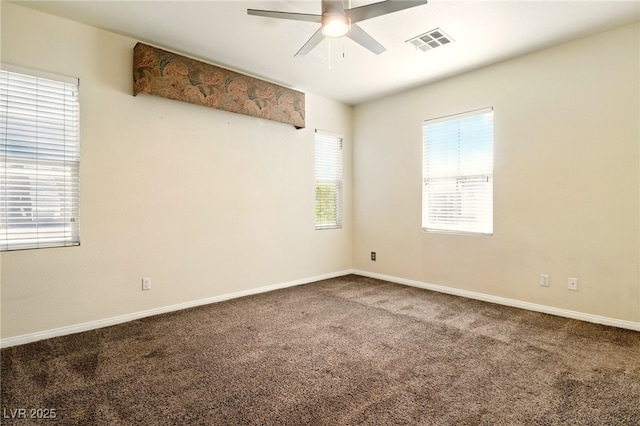 5380 Flowing Spring St, Las Vegas, NV 89122 - carpeted spare room with ceiling fan and baseboards