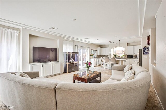 6409 Shawnee Springs Ct, Las Vegas, NV 89139 - living area with baseboards