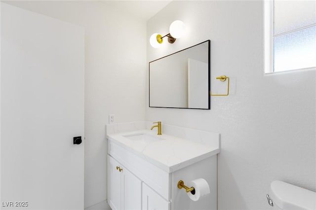 2913 Hawksdale Dr, Las Vegas, NV 89134 - half bathroom with vanity and toilet