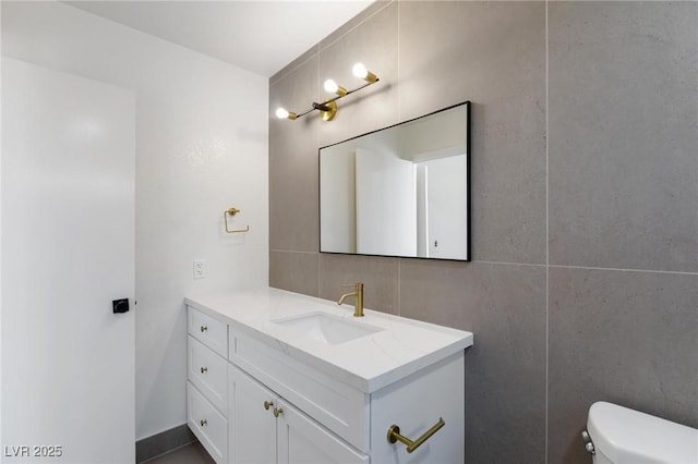 2913 Hawksdale Dr, Las Vegas, NV 89134 - bathroom with vanity and toilet