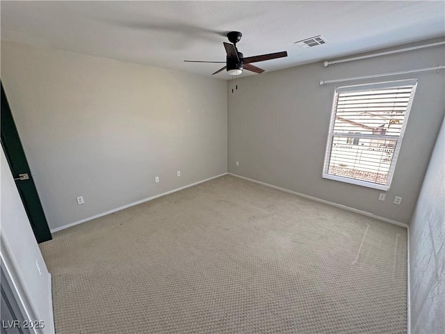 3938 E Chaffe Ave, Pahrump, NV 89061 - unfurnished room featuring ceiling fan, carpet, and baseboards