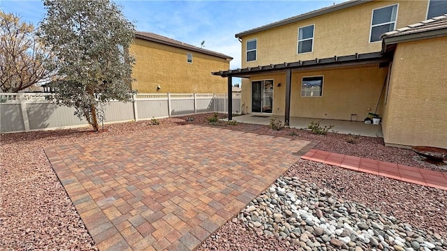 3938 E Chaffe Ave, Pahrump, NV 89061 - view of patio with a fenced backyard