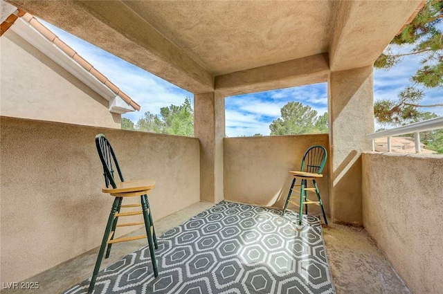 8591 Heather Downs Dr, Las Vegas, NV 89113 - view of patio / terrace with a balcony