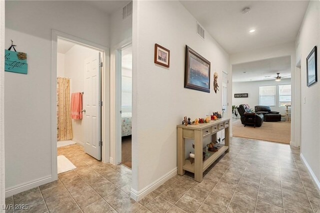 3543 E Malheur Ave, Pahrump, NV 89061 - hallway with baseboards and recessed lighting
