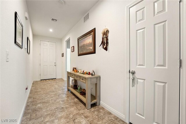 3543 E Malheur Ave, Pahrump, NV 89061 - corridor with baseboards and recessed lighting