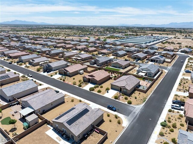 3543 E Malheur Ave, Pahrump, NV 89061 - aerial view of residential area featuring mountains