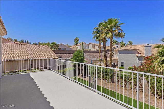 191 Reed Ln, Henderson, NV 89074 - view of patio / terrace featuring a residential view and a balcony