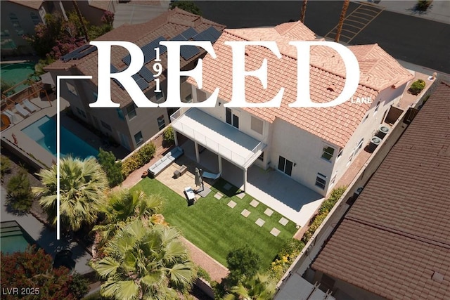 191 Reed Ln, Henderson, NV 89074 - view from above of property