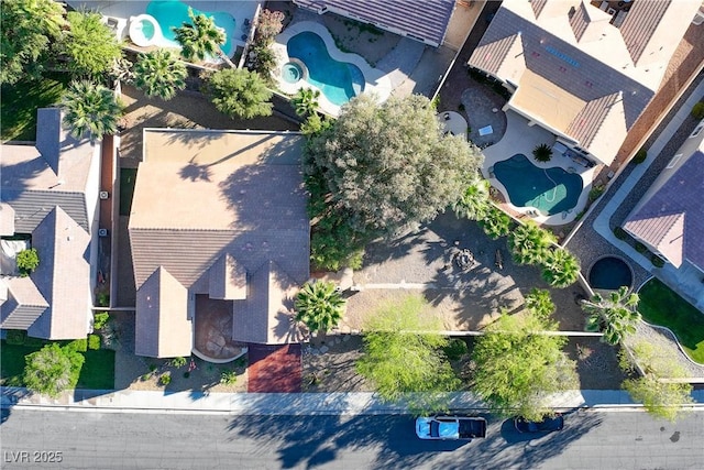2309 Tedesca Dr, Henderson, NV 89052 - aerial view of a pool area