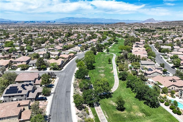 2309 Tedesca Dr, Henderson, NV 89052 - aerial perspective of suburban area featuring a mountainous background